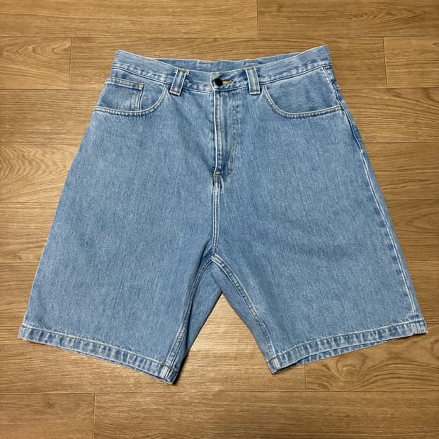 S/32) 칼하트 wip 브랜든 쇼츠 데님 반바지