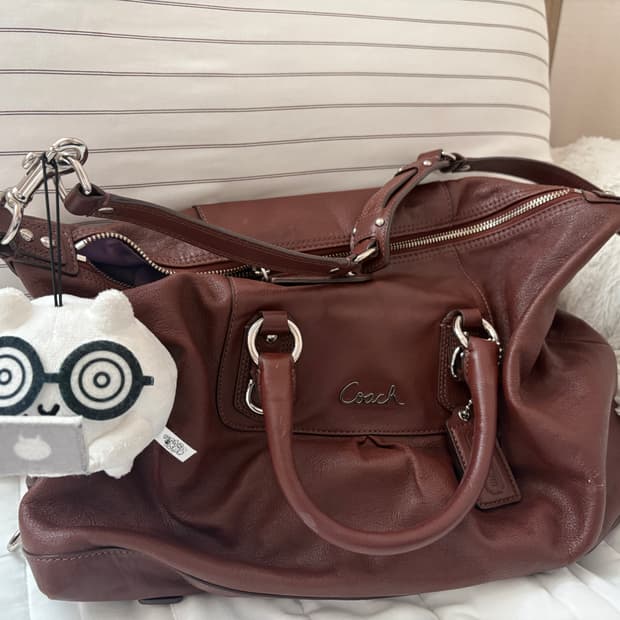 Coach 90’s brown bag