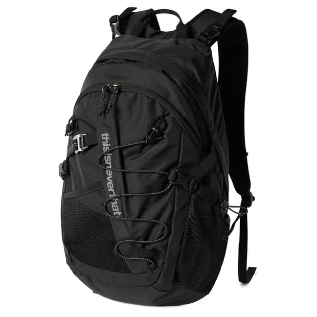 디스이즈네버댓) SP-Logo Field Backpack 28 BK