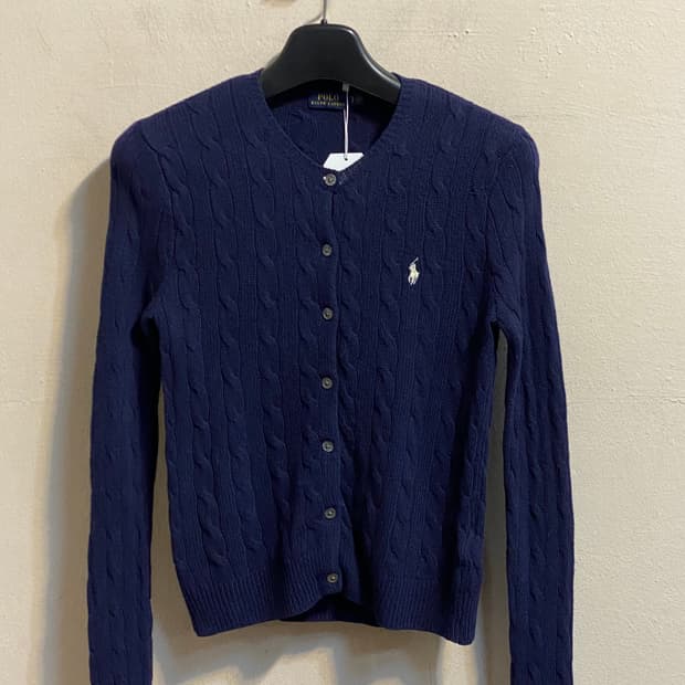 폴로 랄프로렌 네이비 메리노 울 스웨터