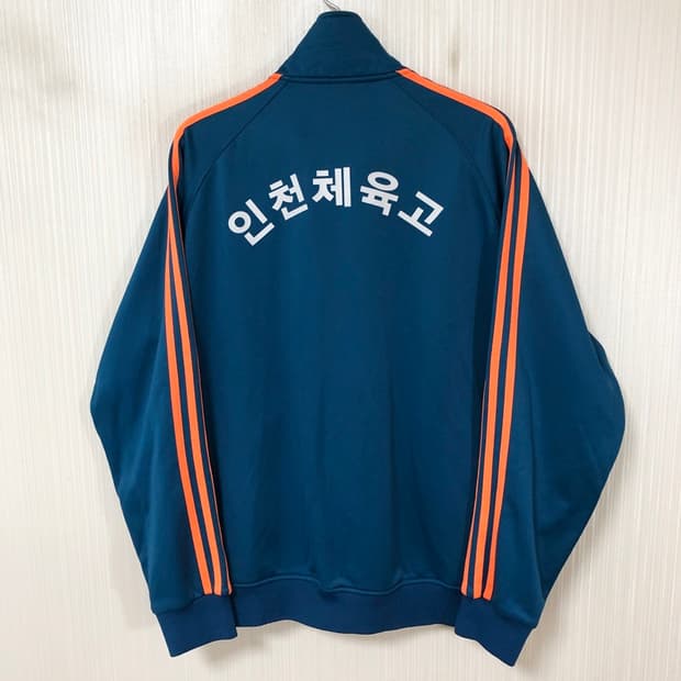 아디다스 인천체육고등학교 태권도 트레이닝자켓/플리스집업 XXL