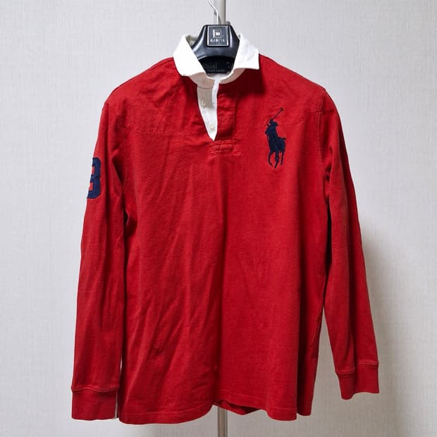 폴로 럭비티 레드 m 105