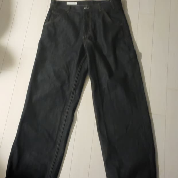 Zara 배기핏 팬츠 인디고