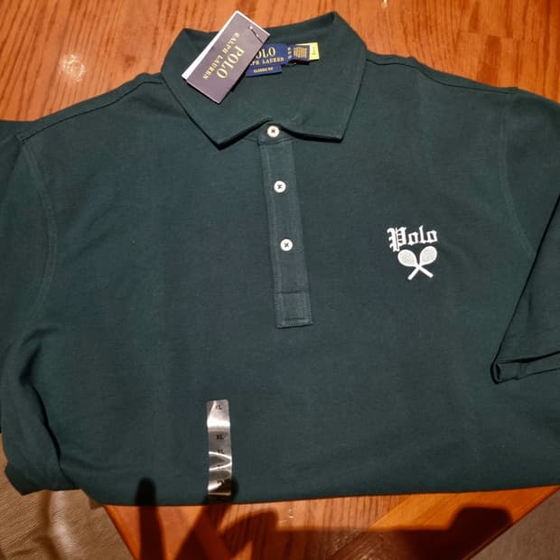 폴로 테니스 반팔 그린 새상품 XL