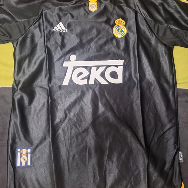 Teka 레알마드리드 어웨이 레트로 축구유니품 반팔 oem