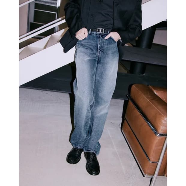 브랜디드 51058 KURABO MILKY WAY JEANS [WIDE