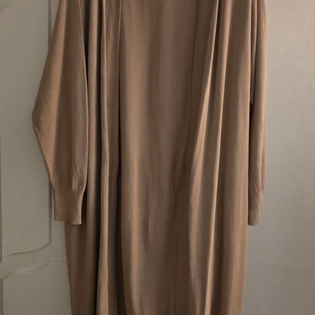 HYKE 하이크 코튼 롱 가디건 베이지 2