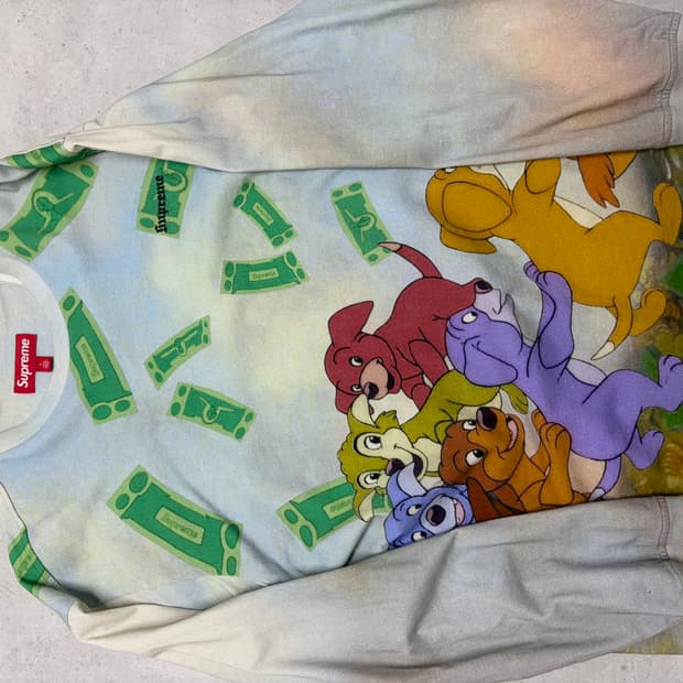 슈프림 올 독스 고 투 헤븐 롱슬리브