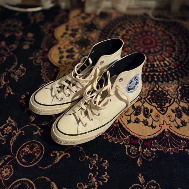 [정품/레어] 컨버스 척70 스페셜 에디션 자수 하이탑 (275mm)