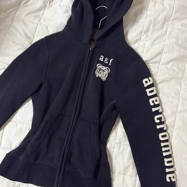 아베크롬비 불독 네이비 후드집업