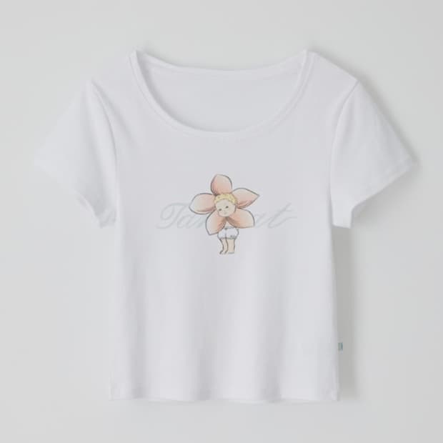 새상품) 타낫 블루미베이비 티셔츠 화이트 (품절상품)