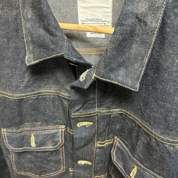 Visvim  101 JKT RAW MUD OVERDYE