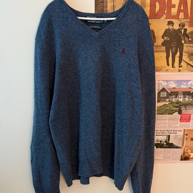 폴로 램스울 니트
