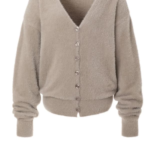 [새상품] 쓰리타임즈 페어리 니트 가디건 브라운