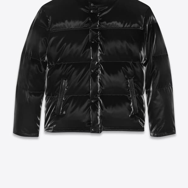 생로랑 래커드 패딩 50사이즈