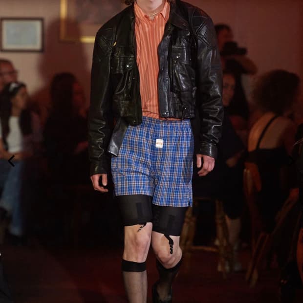 마틴로즈 슈헝큰 봄버 가죽자켓 쇼피스 M