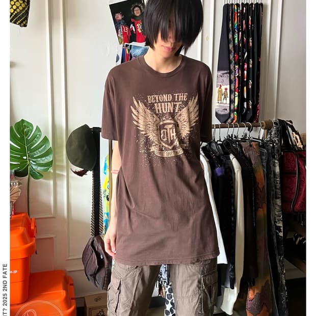 00s American Apparel USA Eagle Graphic T