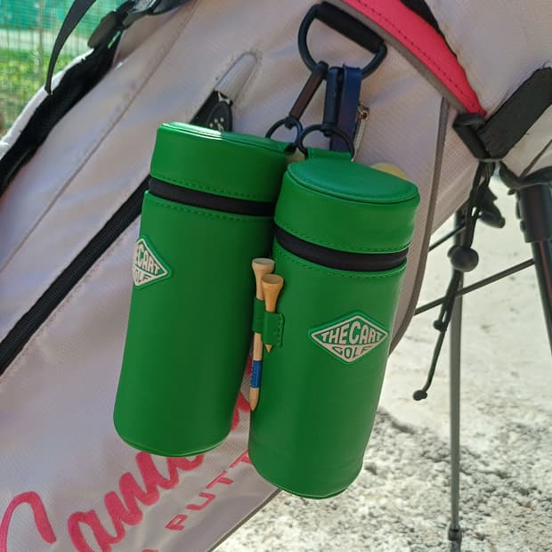 더카트골프 골프 볼 파우치 공 가방 2개+ 그린보수기 디봇툴 사랑봉봉