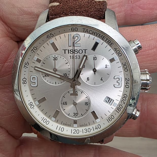 티쏘 (TISSOT) T-sport PRS-200 크로노그래프 쿼츠 시계