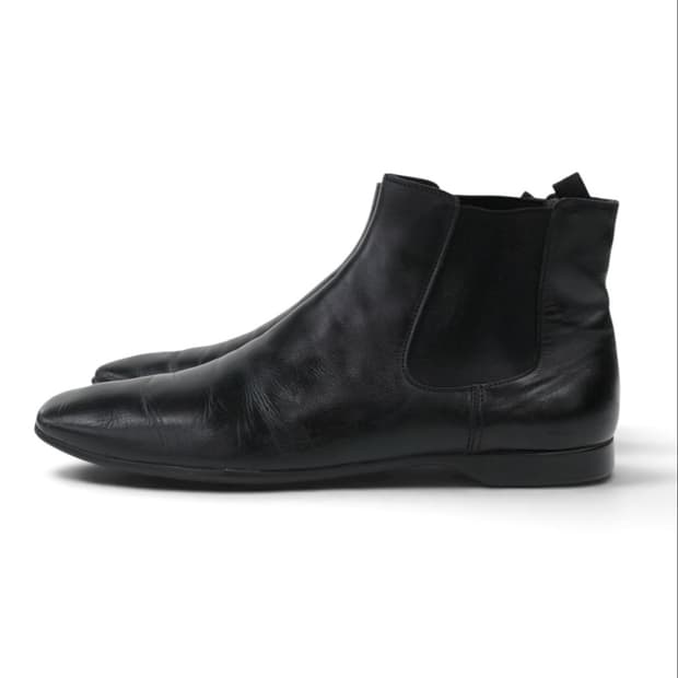 00s Prada Square Toe Boots