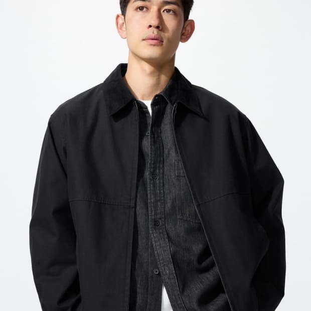 유니클로 블루종 워크자켓