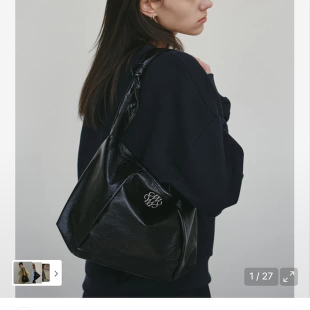 닉앤니콜 NICOLE SQUARE SHOULDER BAG/ BLACK