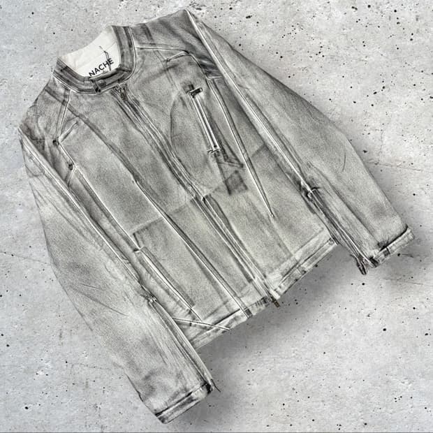 [2] NACHE 나체 x 진영 콜라보 워싱 데님 자켓 D76
