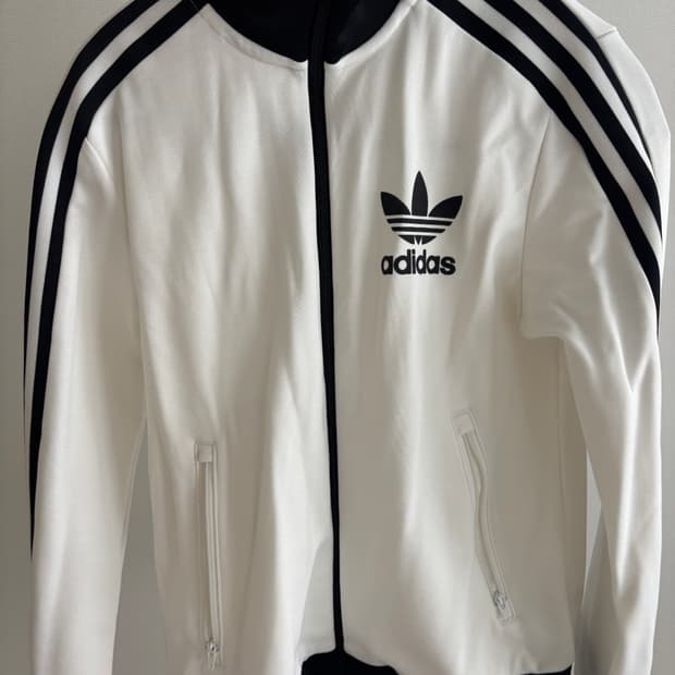아디다스 트랩탑 져지 화이트 xs