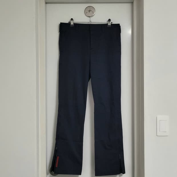 Prada sports side zip pants