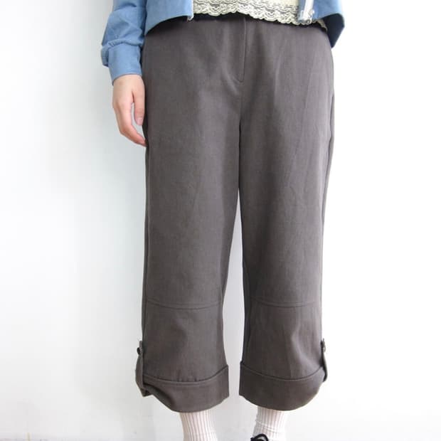 히피디피 roll-up button pants