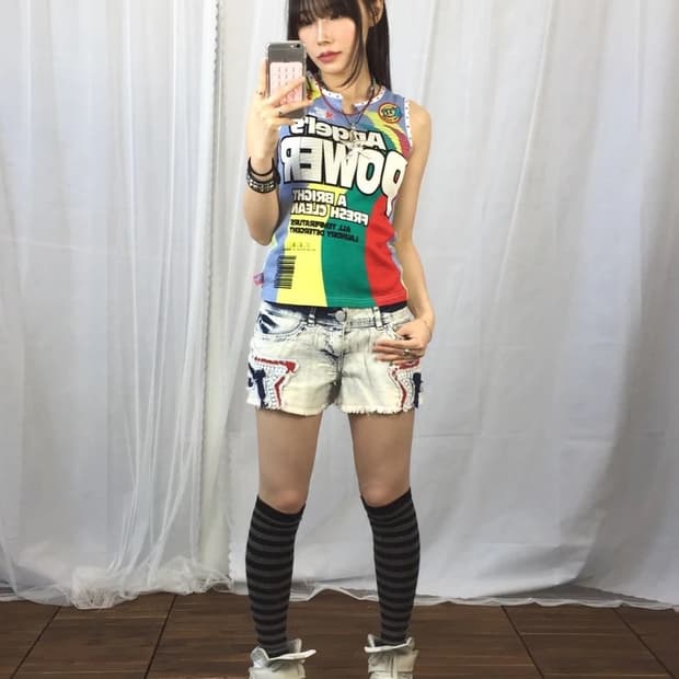 Jpn Angel blue sleeveless