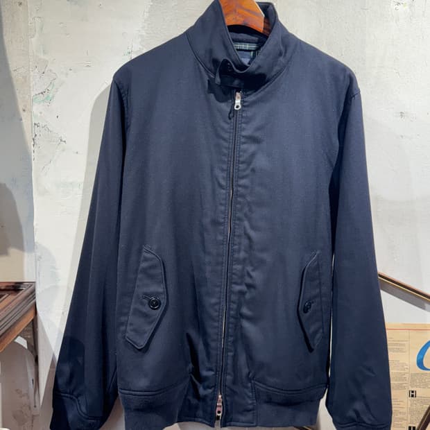 Beams navy bomber jacket