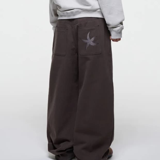 더콜디스트모먼트 starfish chino pants brown S