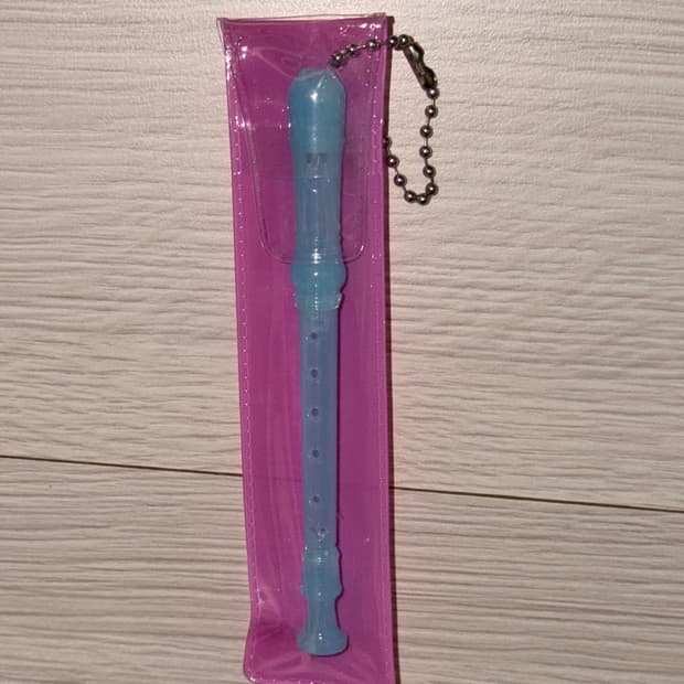 리코더 키링 스카이 블루