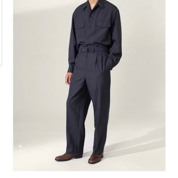 르메르 앤트러사이트 벨티드 팬츠 50 