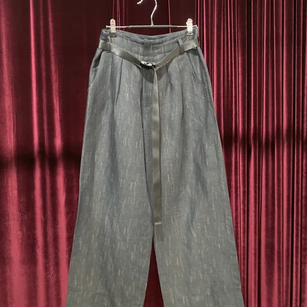 vintage IO wide belted pants