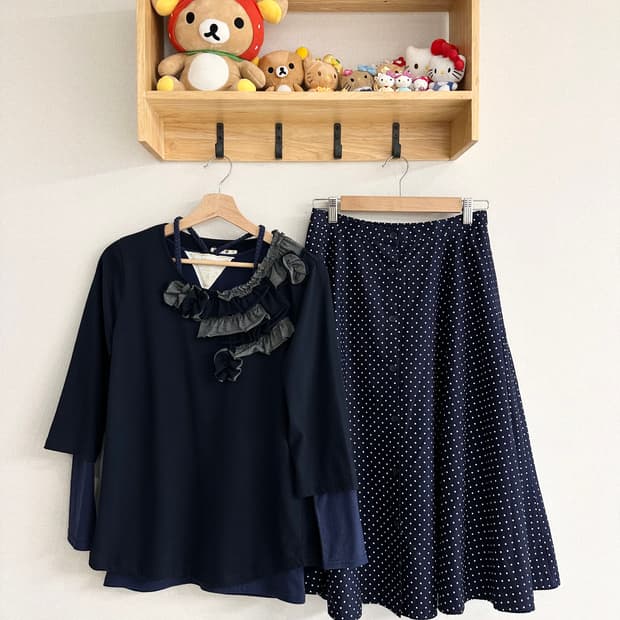 jpn 모리걸 하구미 스즈코 히피 아유이유우 레이어드 코디세트