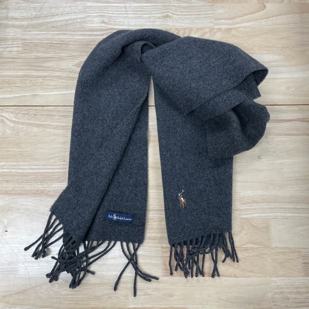 폴로 랄프로렌 차콜 머플러
