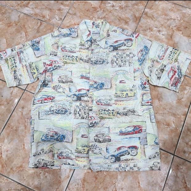 레인스푸너 닛산 모터 스포츠 코튼 셔츠