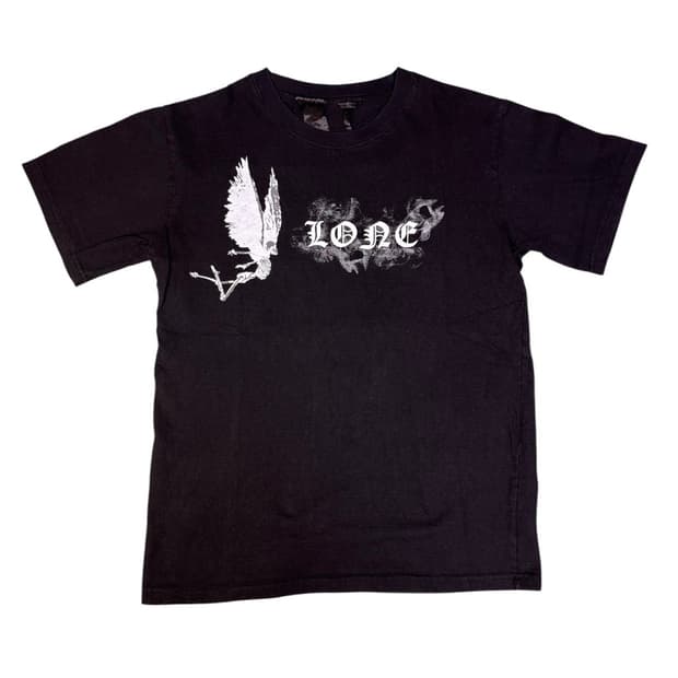 빈티지 브이론 VLONE NO SMOKE DEVIL 노스모크엔젤 티셔츠 