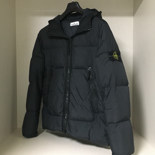 스톤아일랜드 가먼트다이드 크링클랩스 다운 자켓 [21fw]