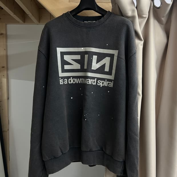 프로젝트gr 신 워시드 스웻셔츠