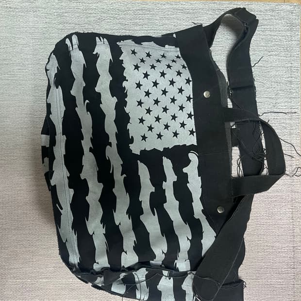 웨스켄 성조기 코튼백