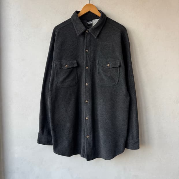 90s 노스페이스 플리스 셔츠