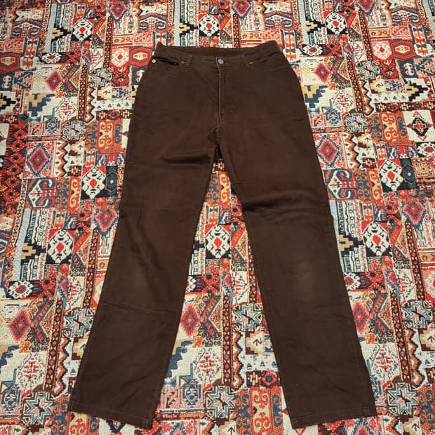 BOBSON Vintage Brown Cotton Pants 28