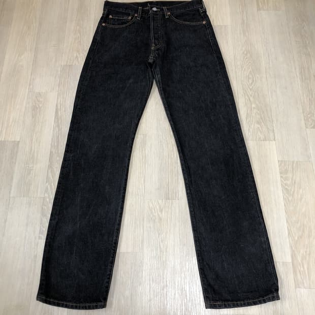 (32) 리바이스 Levi's 501 스트레이트핏 흑청 데님