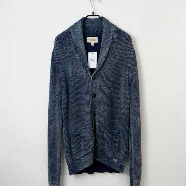 데님 앤 서플라이 랄프로렌 인디고 니트 자켓