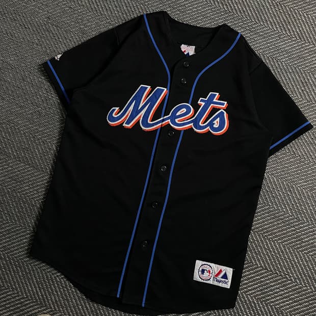 USA 마제스틱 메츠 호세 레예스 유니폼 져지y 4118