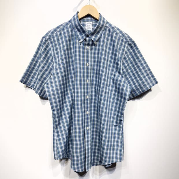 브룩스브라더스 오리지널 체크 폴로 반팔셔츠(L)