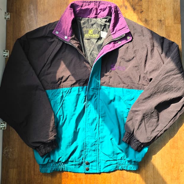 레어) 데드스탁 아메리칸 빈티지 블루종 자켓 윈드브레이커 USA